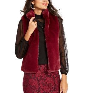 Thalia Sodi Faux-Fur Vest